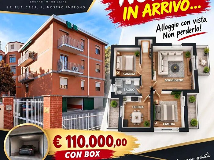 Appartamento quadrilocale in vendita in Via Dettoni, Asti