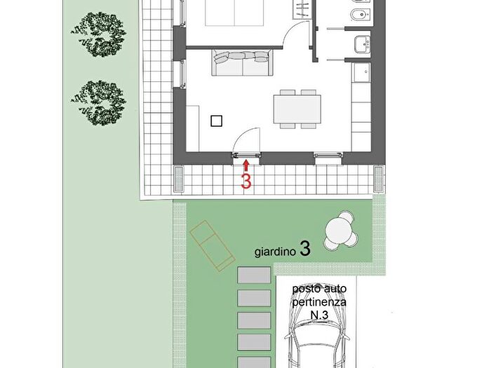Appartamento bilocale in affitto in Via Gerolamo Borsieri, Viale Varese Crocifisso, Como