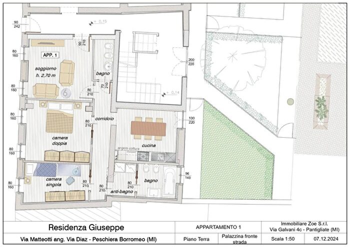 Appartamento trilocale in vendita in Via Armando Diaz Peschiera Borromeo, Peschiera Borromeo