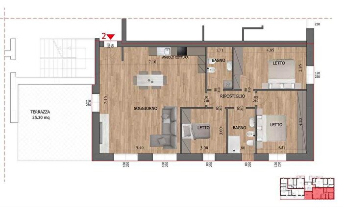 Appartamento con 5 locali in vendita in Reggio Emilia