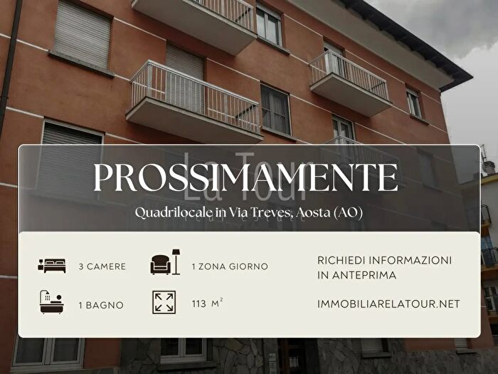 Appartamento quadrilocale in vendita in Via Abbé JosephMarie Trèves, Aosta