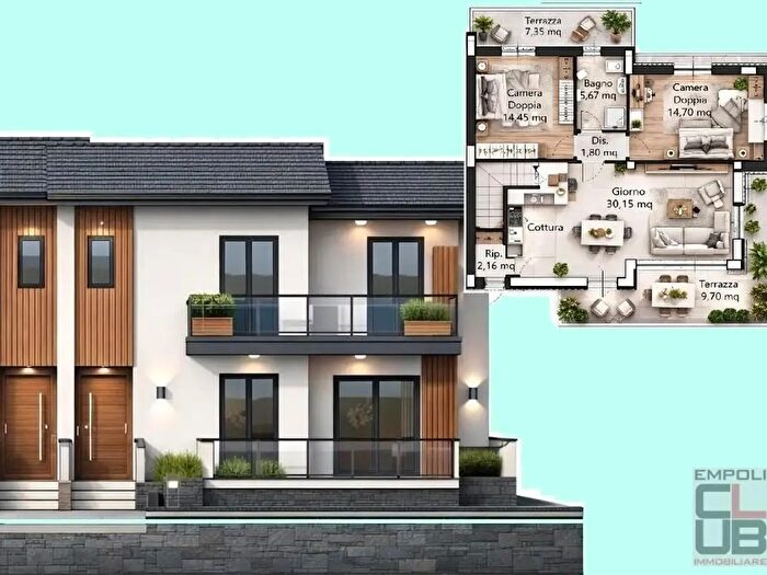 Appartamento trilocale in vendita in Giovanni Verga, San Miniato