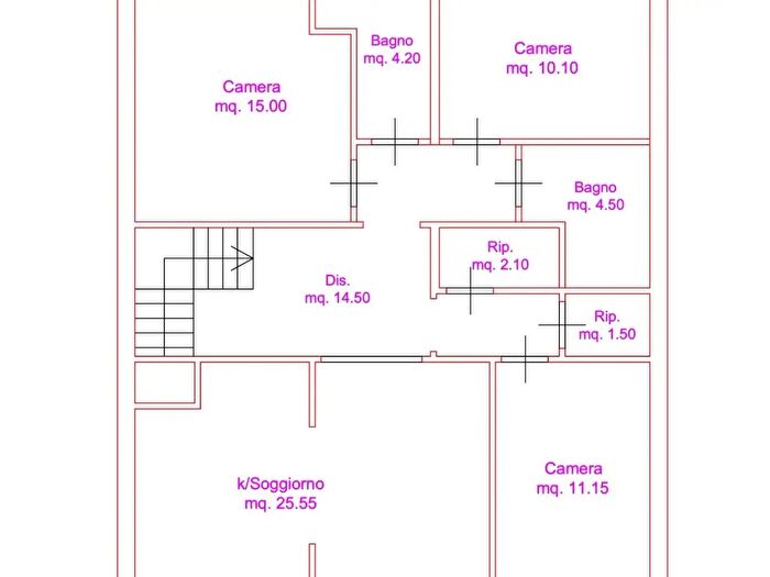 Appartamento con 5 locali in vendita in Empoli
