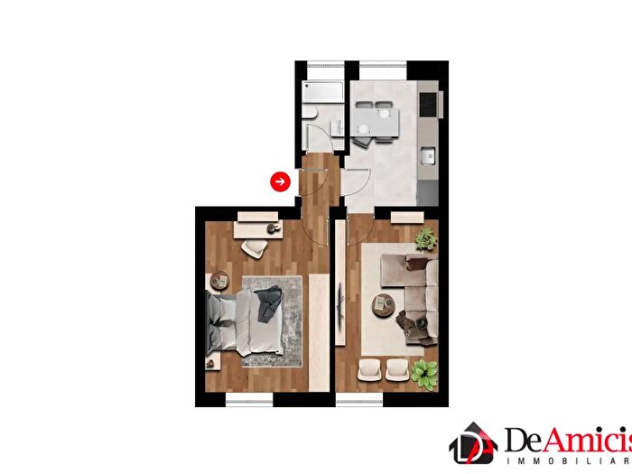 Appartamento trilocale in vendita in Via Sesia Bis, Torino