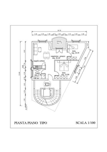 Appartamento trilocale in vendita in Strada Pietrare, Viterbo