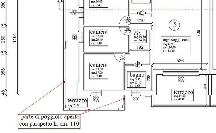 Appartamento quadrilocale in vendita in Camponogara