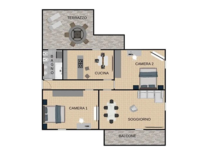 Appartamento quadrilocale in vendita in Via Betteloni, Verona