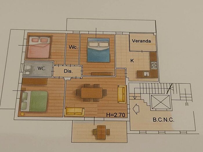 Appartamento quadrilocale in affitto in Via Jacopone da Todi, San Cosmo Corso Italia Piazza Dante, Acireale
