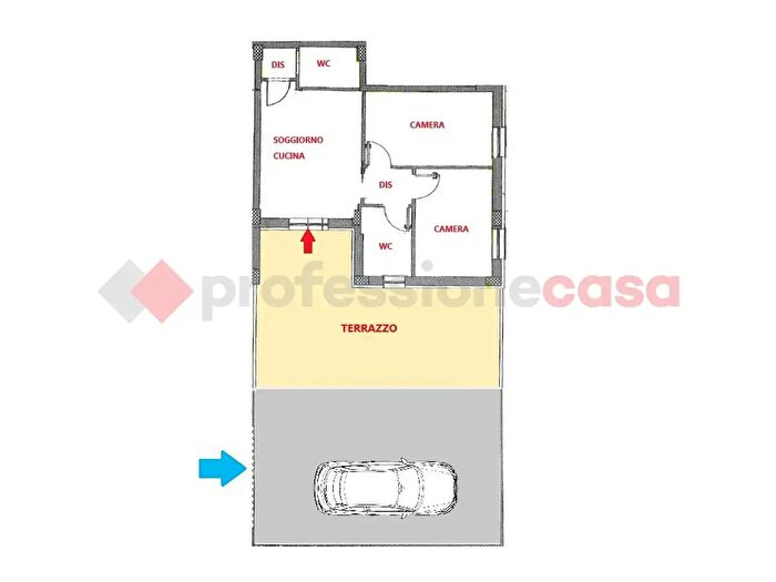 Appartamento trilocale in vendita in Via Raffaello Sanzio Snc, Tortoreto