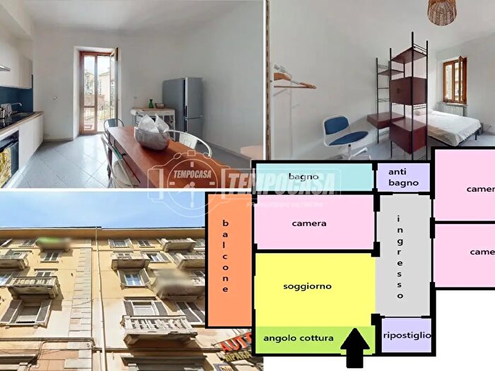 Appartamento quadrilocale in affitto in Via Chivasso, Torino