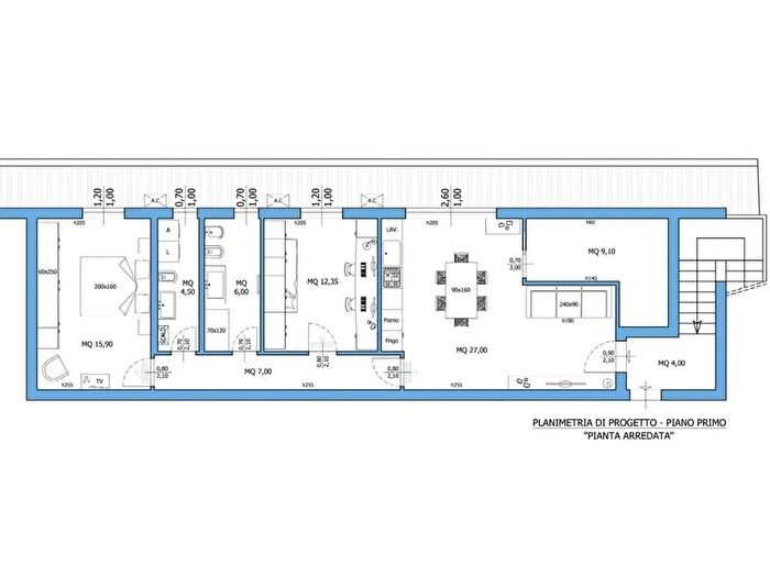 Appartamento trilocale in vendita in Vallefoglia