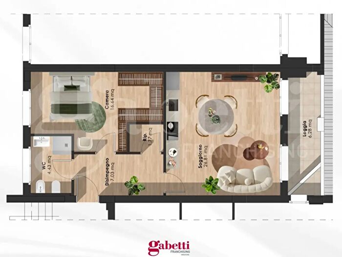 Appartamento bilocale in vendita in Verucchio