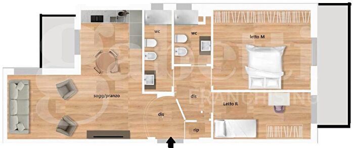 Appartamento trilocale in vendita in Via Valenzano, Capurso