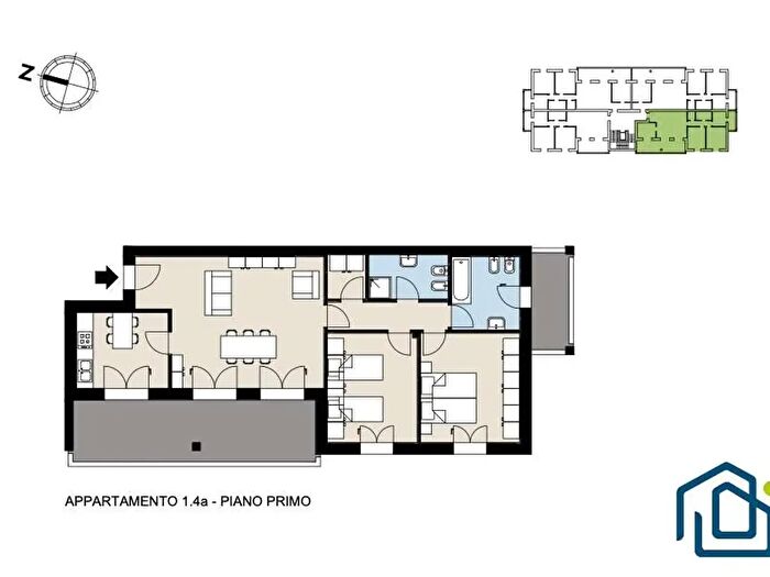 Appartamento quadrilocale in vendita in Albairate