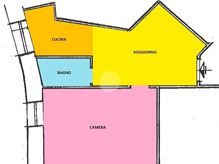 Appartamento monolocale in vendita in Via Panaro, Roma