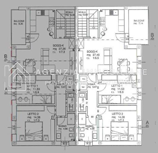 Appartamento trilocale in vendita in Ravenna