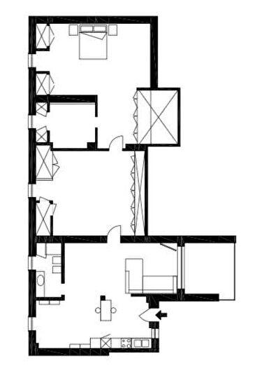 Casa trilocale in affitto in Via Guglielmo Marconi, Centro, Fossano