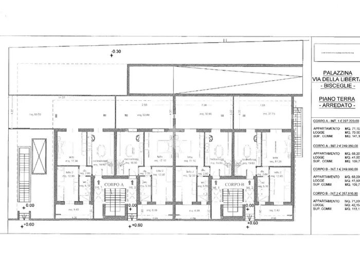 Appartamento trilocale in vendita in Via della Liberta', Bisceglie