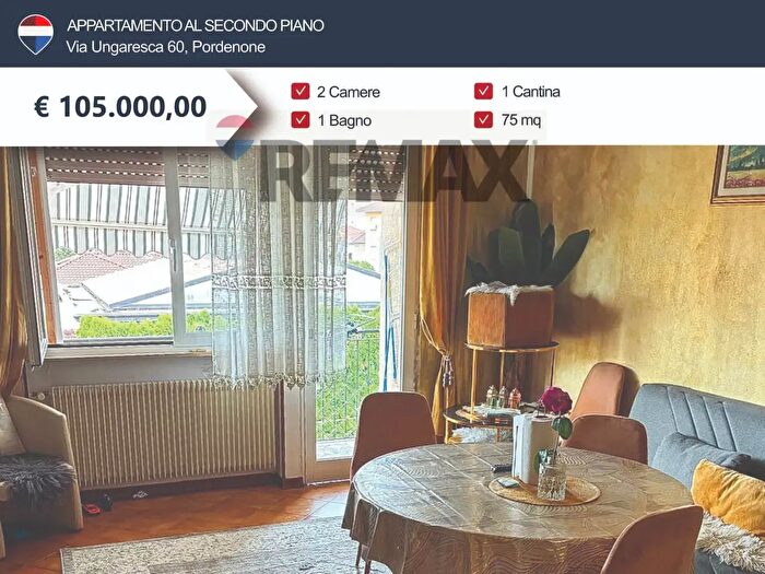 Appartamento quadrilocale in vendita in Via Ungaresca, Pordenone