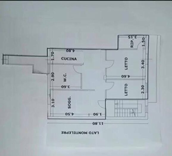 Appartamento trilocale in vendita in Via Uccellini, Borgetto