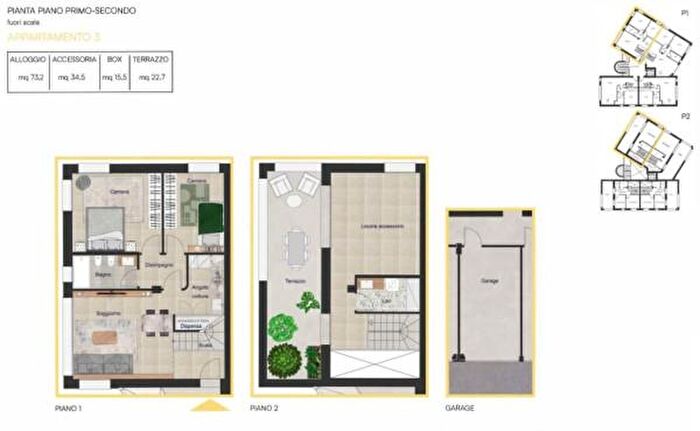 Appartamento trilocale in vendita in Via dei Frassini, Pesaro