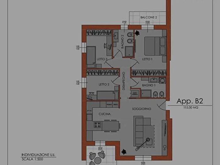 Appartamento quadrilocale in vendita in Via Lorenzo Valla, Piacenza