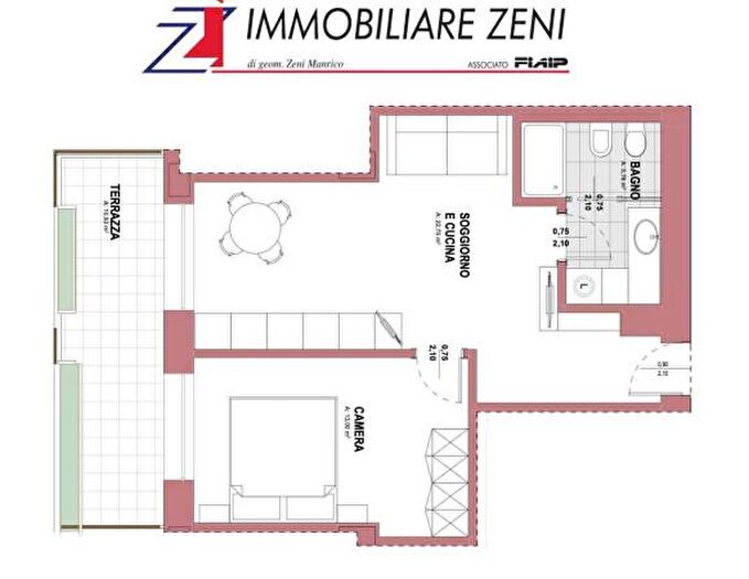 Appartamento bilocale in vendita in Rovereto