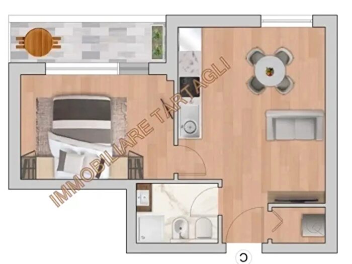 Appartamento bilocale in vendita in Firenze