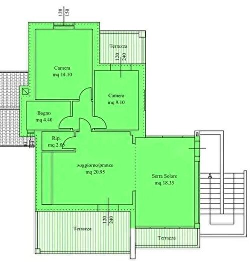 Appartamento con 5 locali in vendita in Via Montanara, Cecina