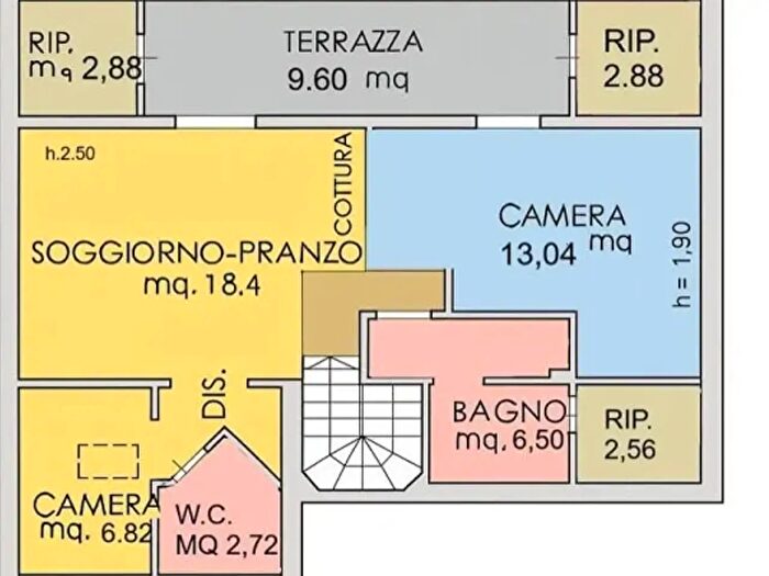 Appartamento quadrilocale in vendita in Viale della Vittoria, Cecina