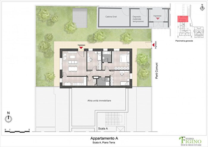 Appartamento quadrilocale in vendita in Via Ponte del Giuscano, Milano