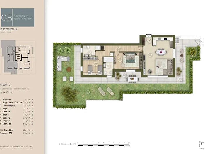 Appartamento trilocale in vendita in Via Antonio Magarotto, Abano Terme