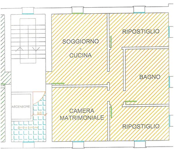 Appartamento quadrilocale in vendita in Via Alcide De Gasperi, Scandiano