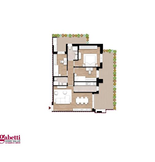 Appartamento quadrilocale in vendita in Via Roncoscrivia, Roma