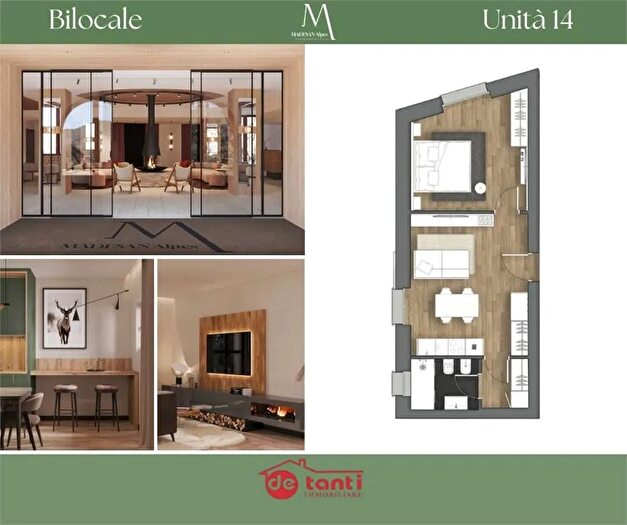 Appartamento bilocale in vendita in Via G Carducci Madesimo So, Madesimo