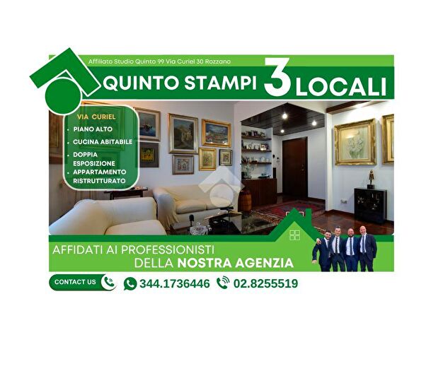 Appartamento trilocale in vendita in Via Eugenio Curiel, Rozzano