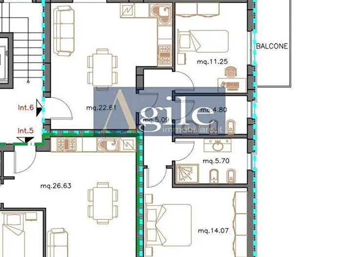 Appartamento trilocale in vendita in Via IV Novembre, SantEgidio Alla Vibrata
