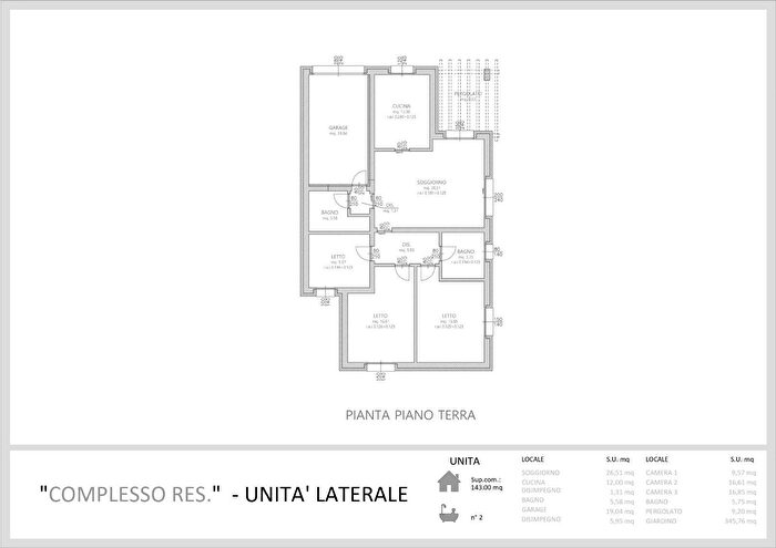 Casa con 6 locali in vendita in Novellara