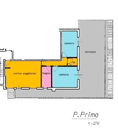Appartamento quadrilocale in vendita in Via Guido Rossa, Cecina