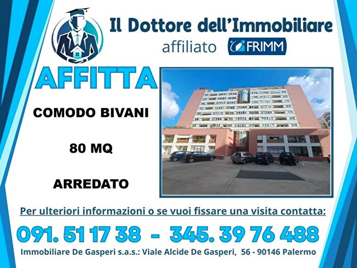 Appartamento bilocale in affitto in Via Sacra Famiglia, Resuttana, Palermo