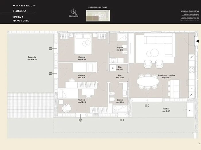 Appartamento quadrilocale in vendita in Rimini