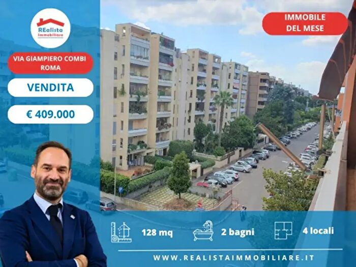 Appartamento quadrilocale in vendita in Via Giampiero Combi, Roma