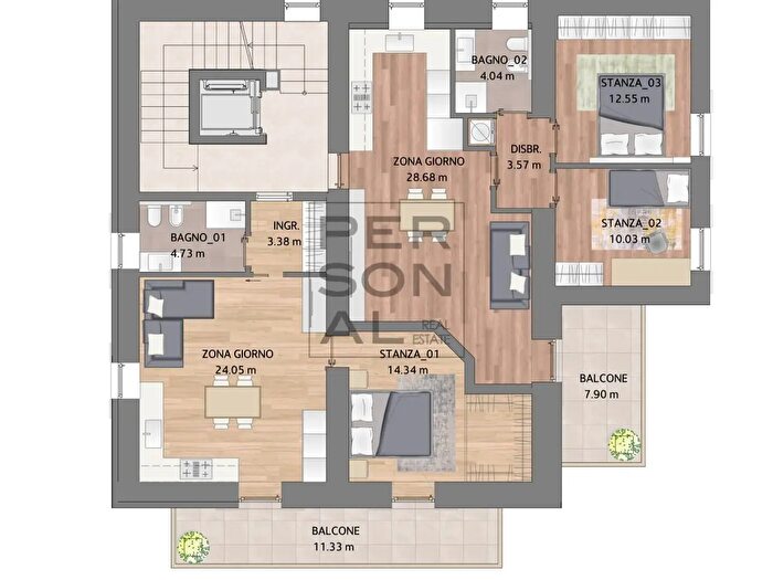 Appartamento quadrilocale in vendita in Via Antonio Rosmini, Aldeno