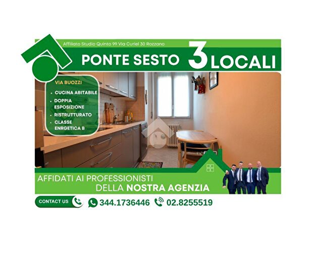 Appartamento trilocale in vendita in Via B Buozzi, Rozzano