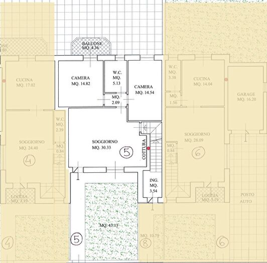 Appartamento quadrilocale in vendita in Fucecchio