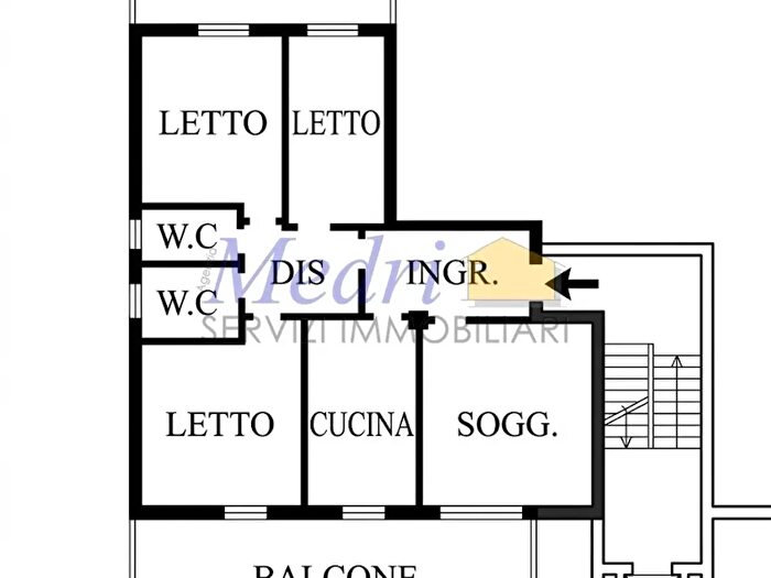 Appartamento con 5 locali in vendita in Via Monterosso, Cesena