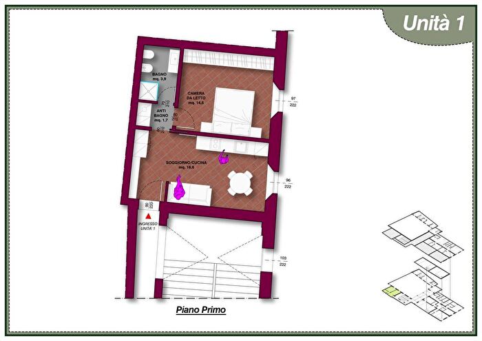 Appartamento bilocale in vendita in Faenza