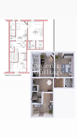 Appartamento trilocale in vendita in Cascina