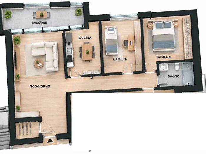 Appartamento quadrilocale in vendita in Montecatini Terme