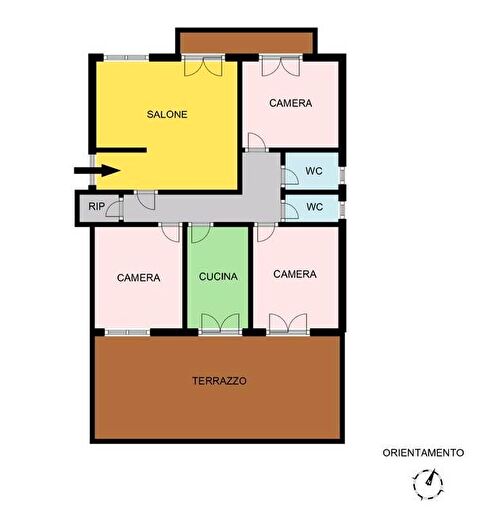 Appartamento con 5 locali in affitto in Via Serradifalco, Malaspina, Palermo